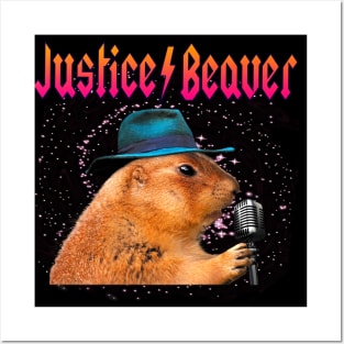 Justice Beaver Posters and Art